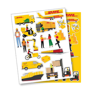 DHL Sticker Pack for Crafts